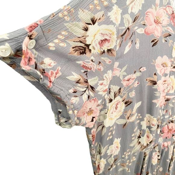 Vintage J.G. Hook Floral Maxi Dress in Size Large Petite - Picture 6 of 10